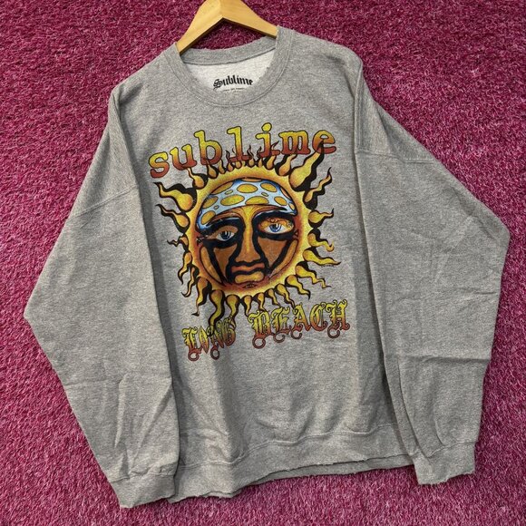 Sublime 40 oz to Freedom Rock Band Oversized Crewneck Sweater L/XL - Picture 3 of 4